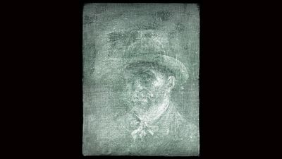 Van Gogh Self Portrait Uncovered Behind One Of His Paintings