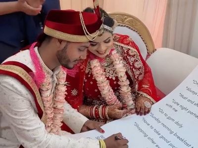 Wedding Contract Stipulates Pizza Limit